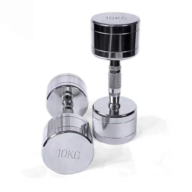 Pure Steel Electroplated Dumbbells – Home Gym Strength Training Equipment