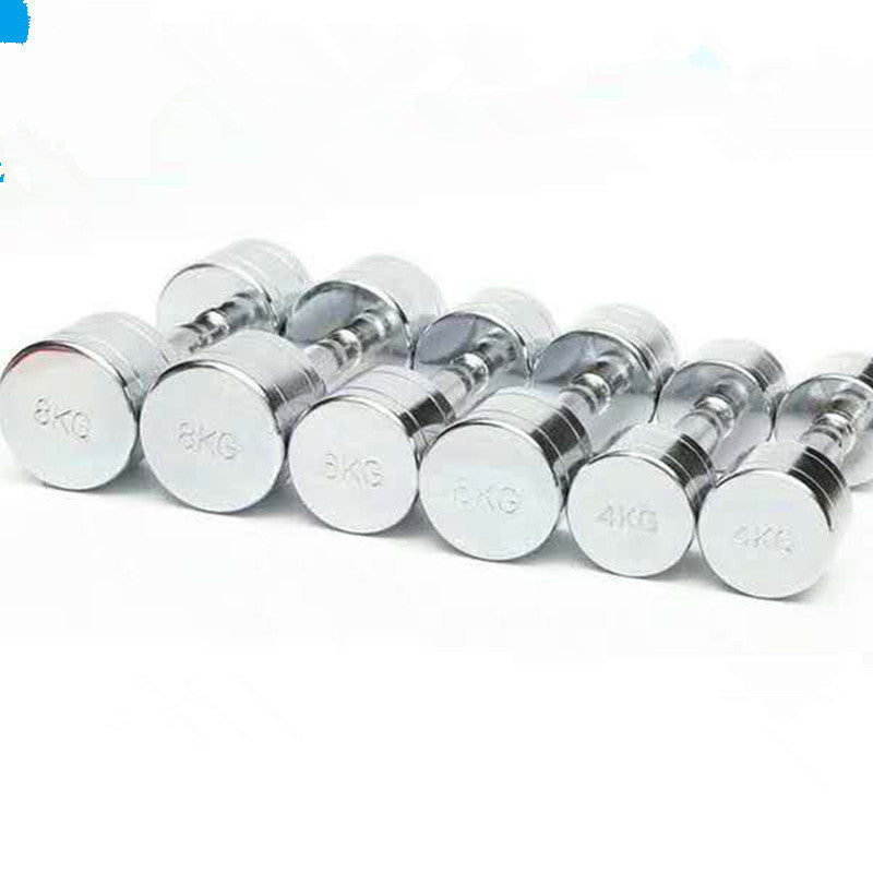 Pure Steel Electroplated Dumbbells – Home Gym Strength Training Equipment