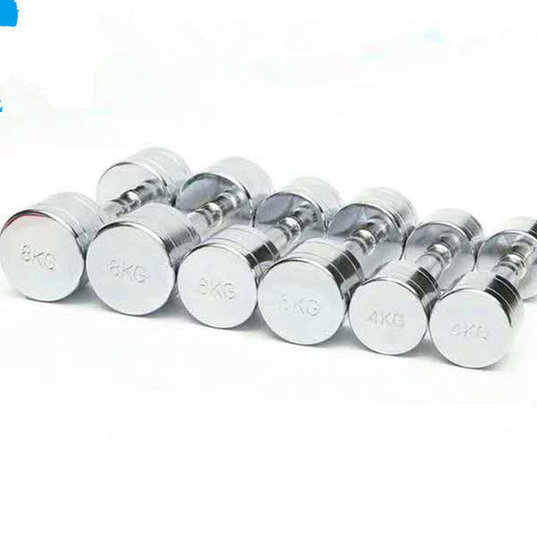 Pure Steel Electroplated Dumbbells – Home Gym Strength Training Equipment