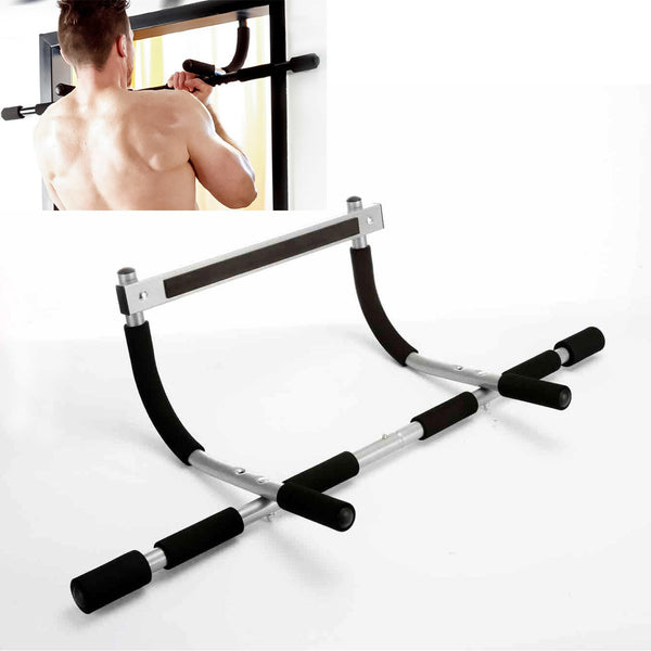 Heavy Duty Steel Pull-Up Bar – Home Gym Upper Body Training Equipment