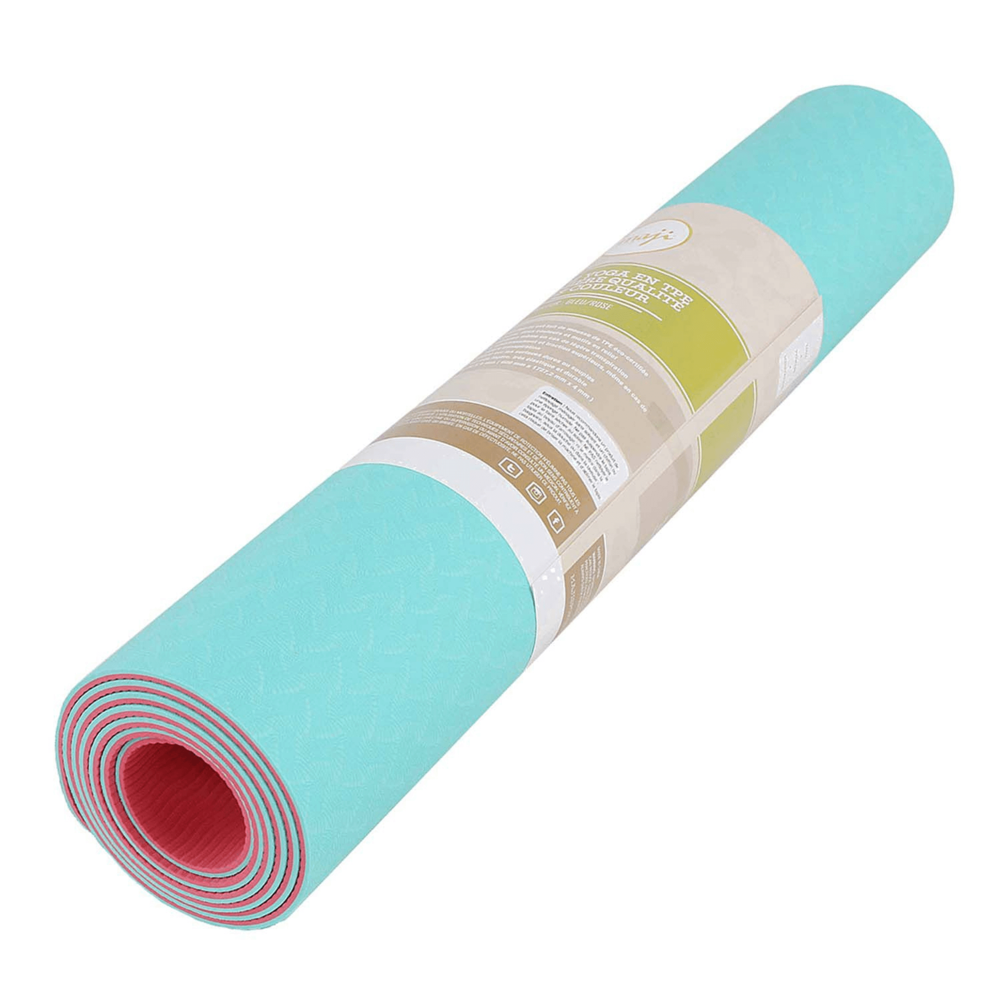 Maji Sports 2 Tone Premium TPE Yoga Mat – Non-Slip Fitness Exercise Mat