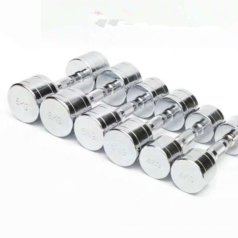 Pure Steel Electroplated Dumbbells – Home Gym Strength Training Equipment