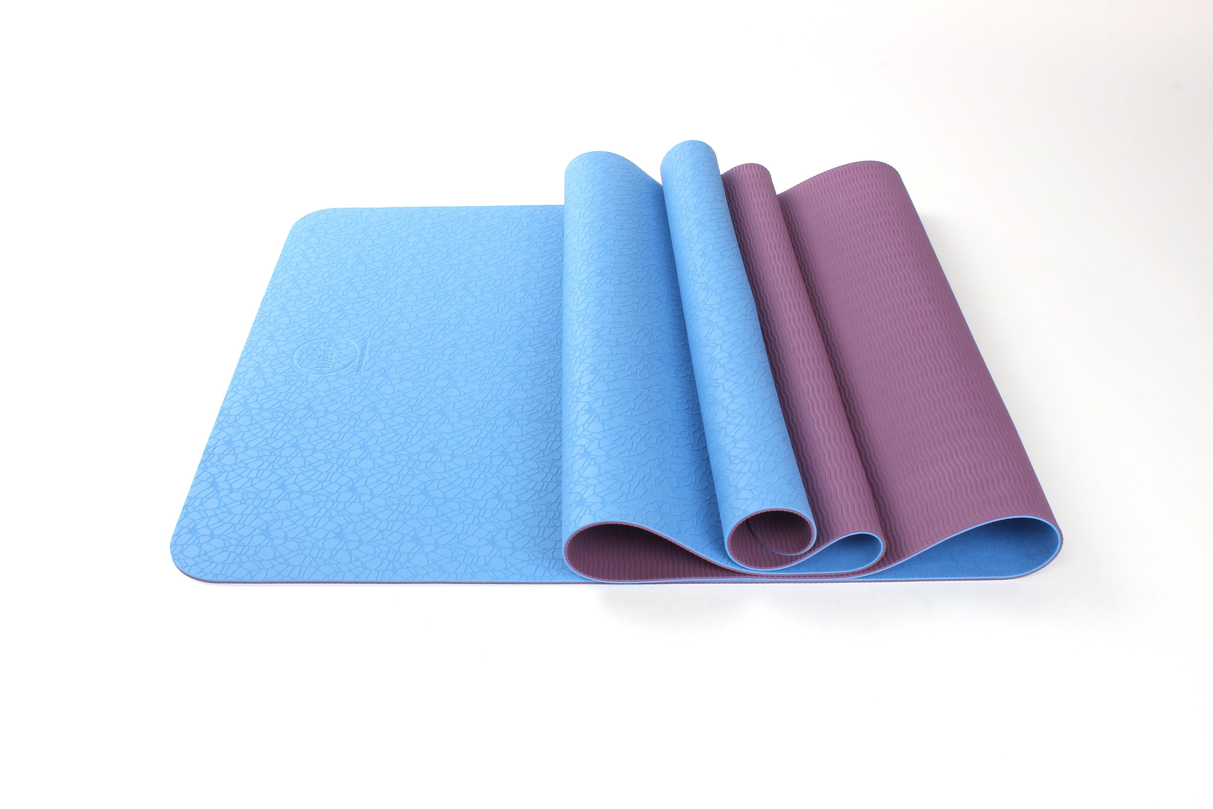 Maji Sports 2 Tone Premium TPE Yoga Mat – Non-Slip Fitness Exercise Mat
