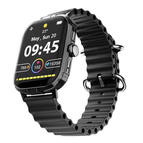 FIT X2 Smartwatch – 2" Fitness Tracker with Heart Rate & Call Function