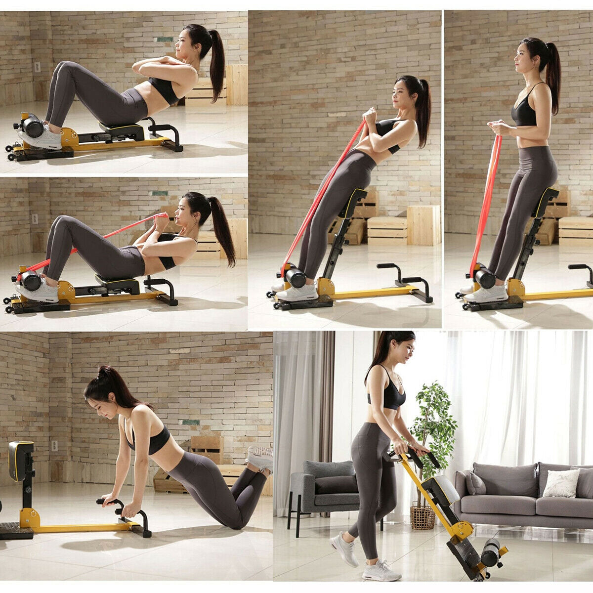 8-in-1 Multifunctional Home Gym Equipment – Squat & Full Body Fitness Machine