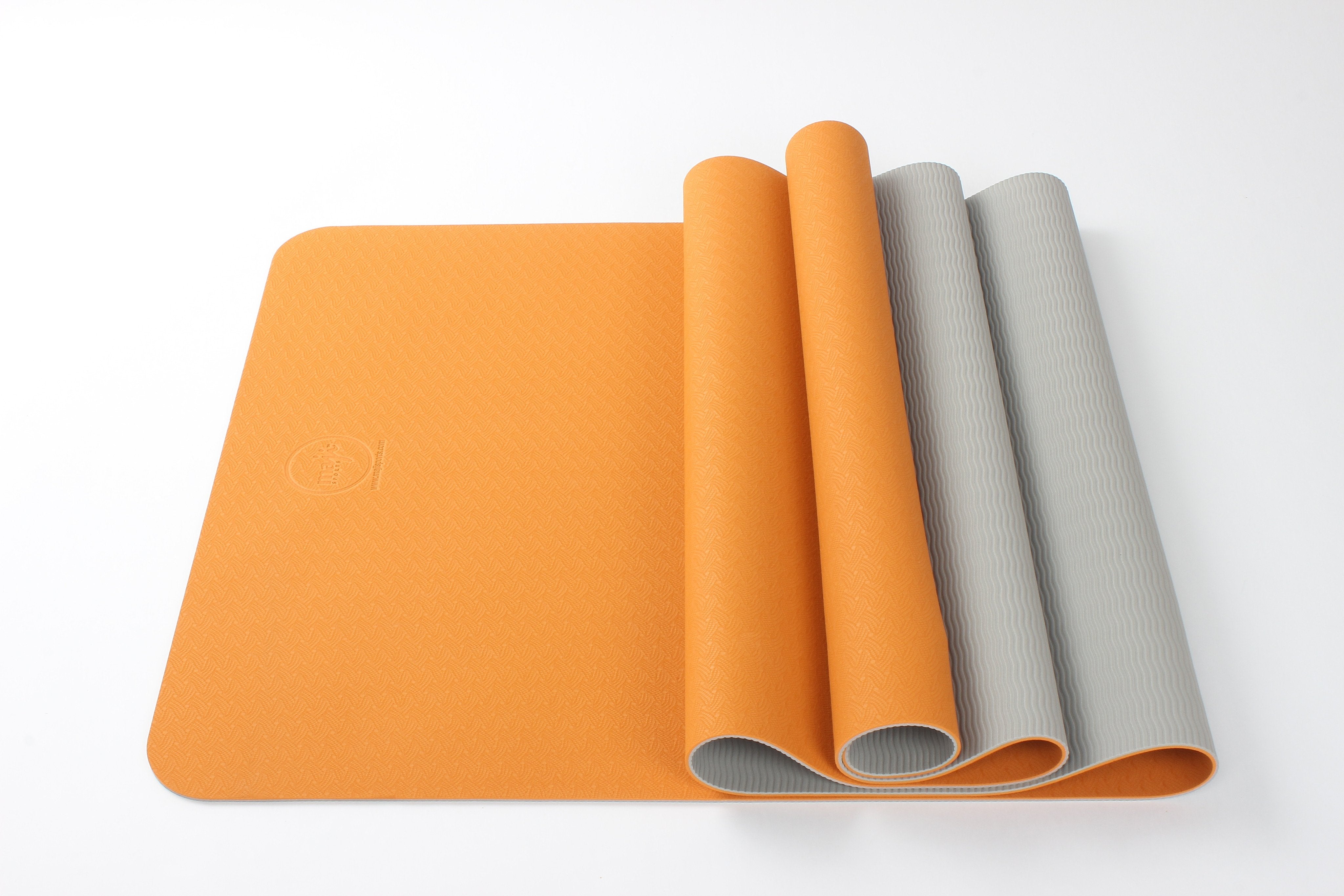 Maji Sports 2 Tone Premium TPE Yoga Mat – Non-Slip Fitness Exercise Mat