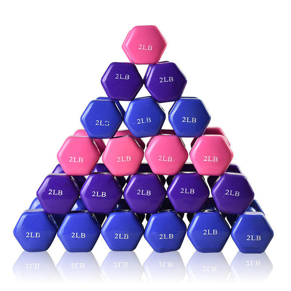Colorful Fitness Dumbbells 1KG–6KG for Workout & Toning