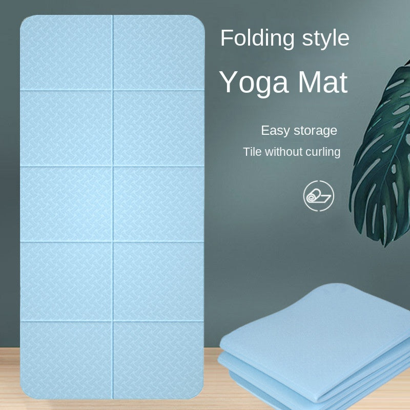 Folding Yoga Mat – Portable Non-Slip Outdoor Exercise & Travel Mat