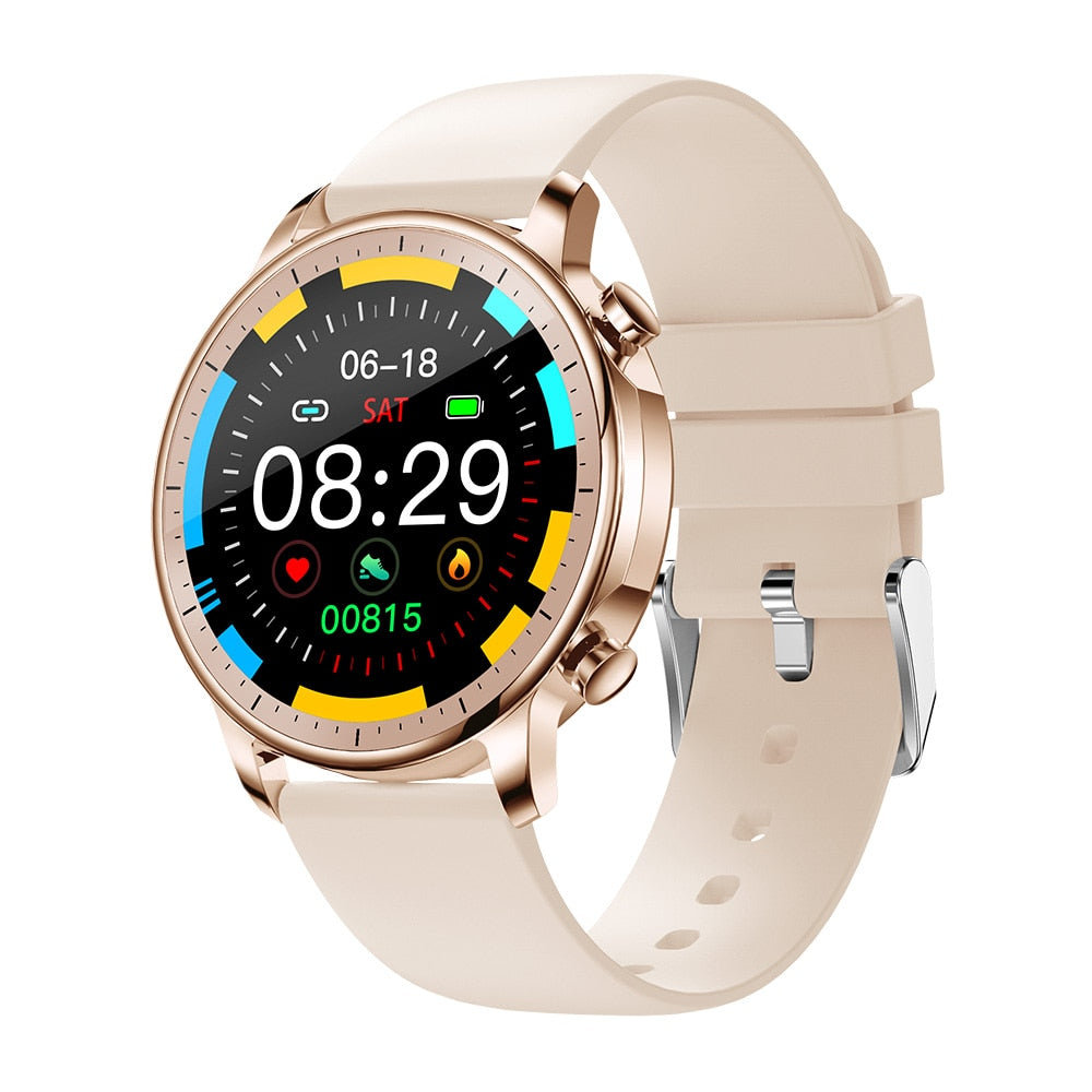 Waterproof Smartwatch with Fitness and Health Tracking Features