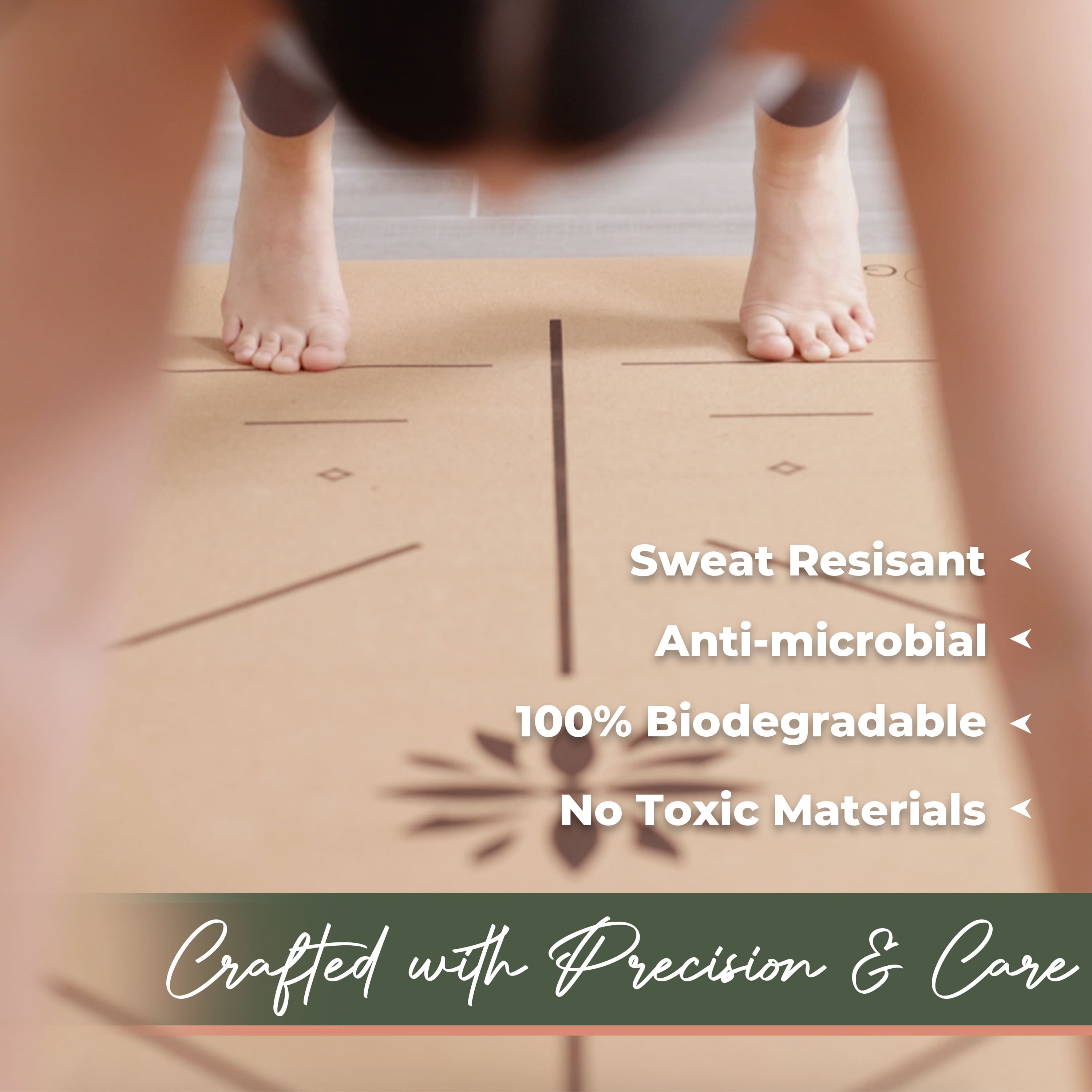Eco-Friendly Cork Yoga Mat – Non-Slip Natural Fitness & Exercise Mat