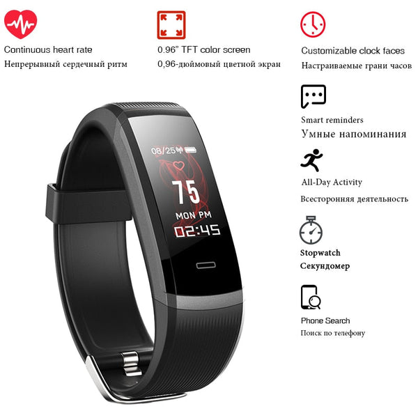 Waterproof Sport Smartwatch with Fitness Tracker and Heart Monitor