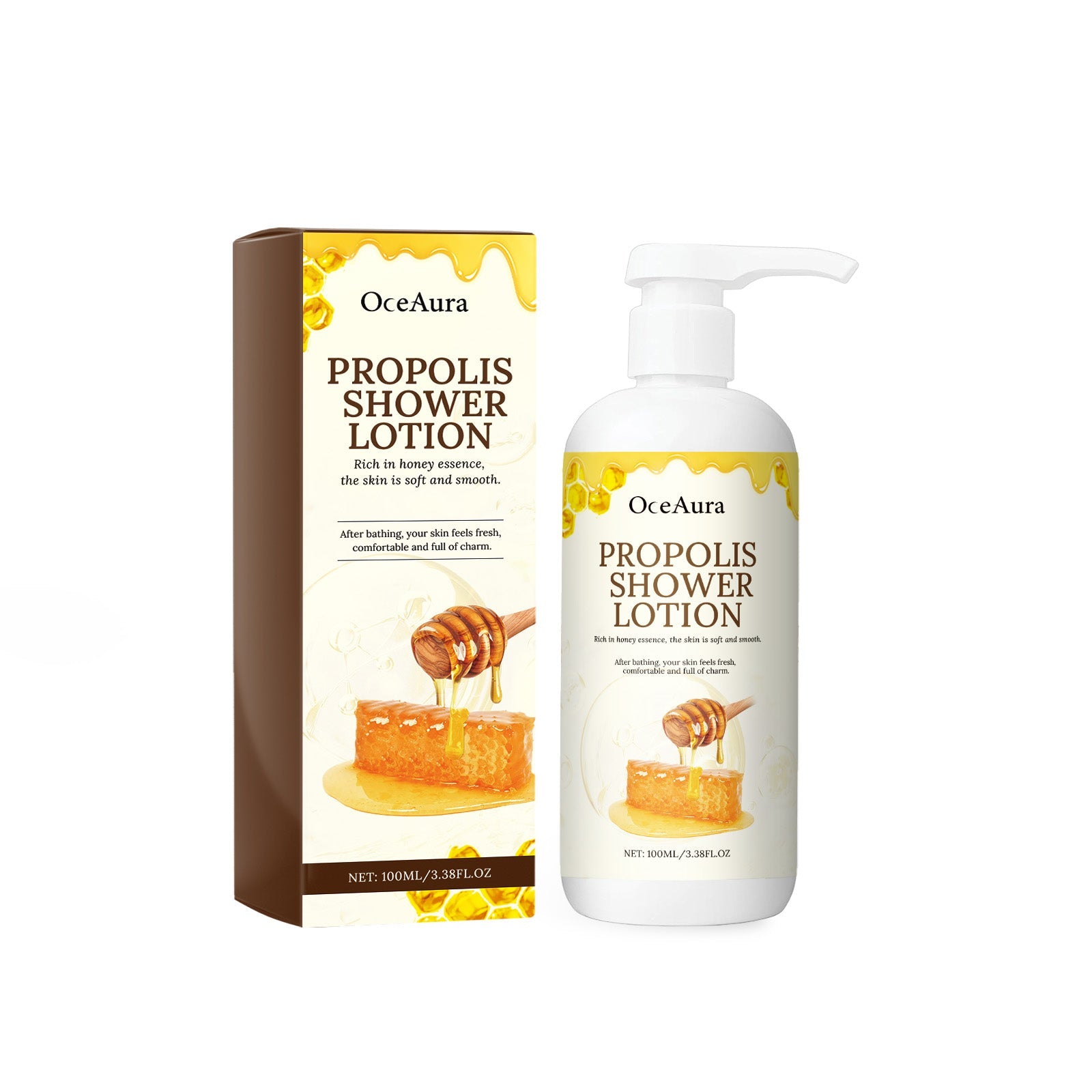 Propolis Shower Lotion for Cleansing Moisturizing and Smooth Body Skin