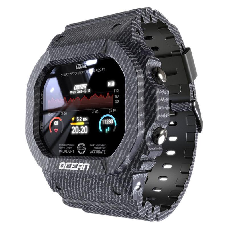 Military Smartwatch for Men & Women – Fitness Tracker with Heart Rate & Notifications