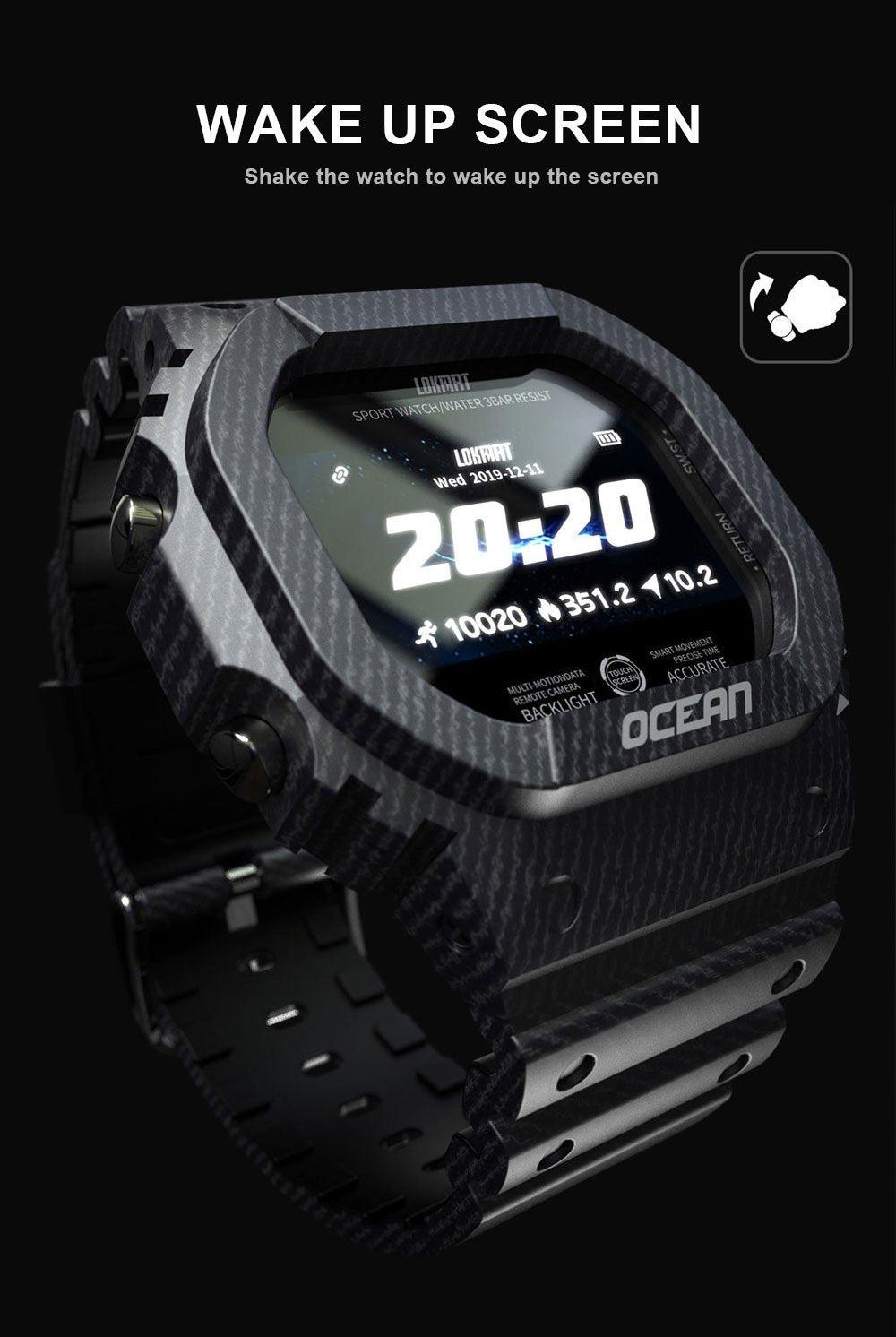 Military Smartwatch for Men & Women – Fitness Tracker with Heart Rate & Notifications