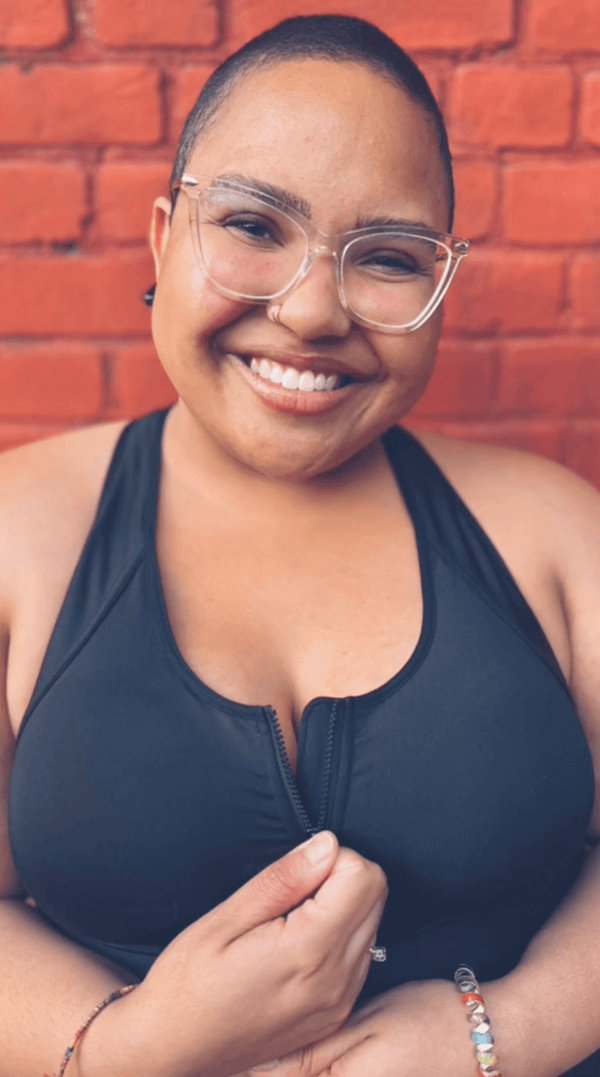 Hero Front-Closure Sports Bra – Black | Supportive Women's Activewear