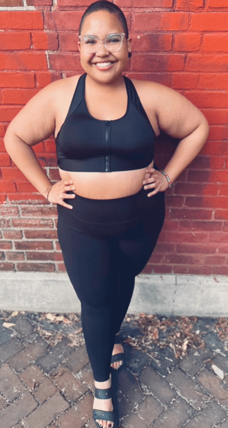 Hero Front-Closure Sports Bra – Black | Supportive Women's Activewear