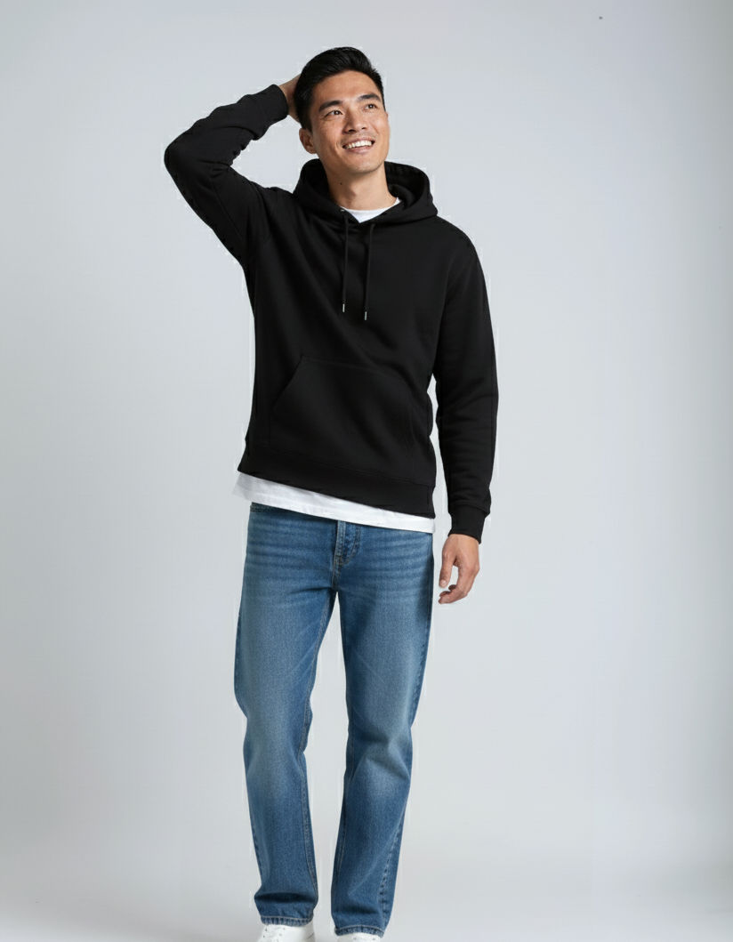Heavyweight Pullover Hoodie – Premium Streetwear Fleece Sweatshirt