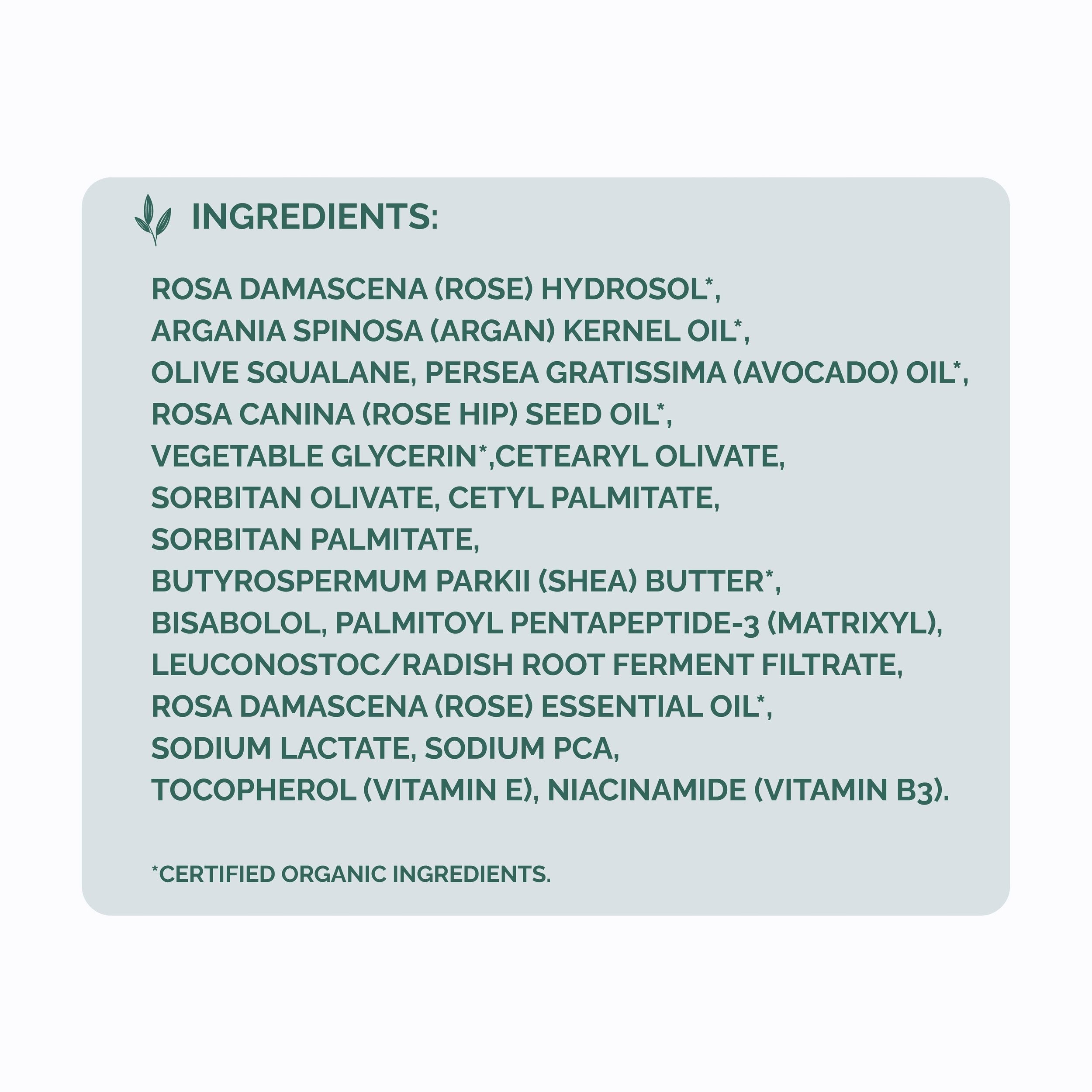 Rose Anti-Aging Face Cream and Moisturizer for Hydrated Skin Care
