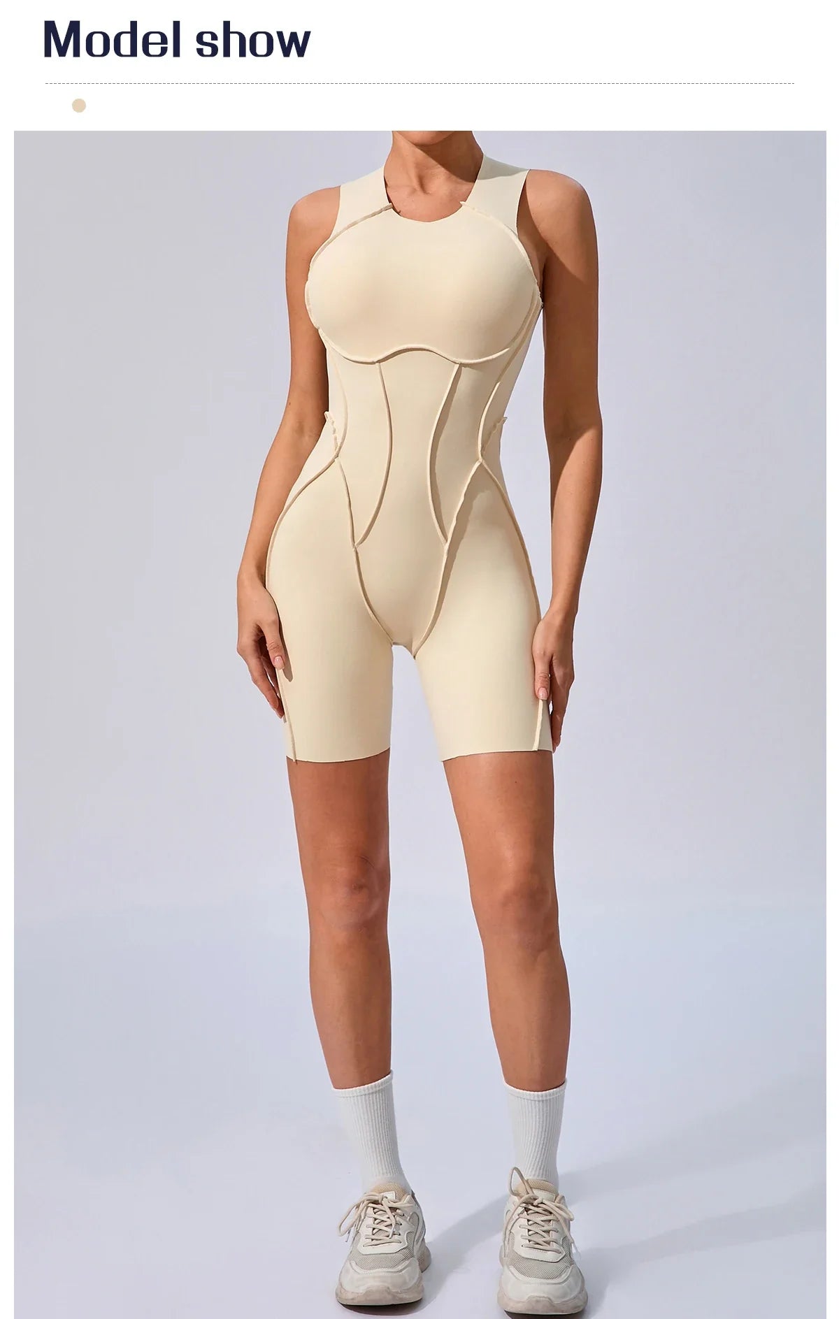 Women’s Padded Sport Jumpsuit – Fitness Bodysuit for Gym & Activewear