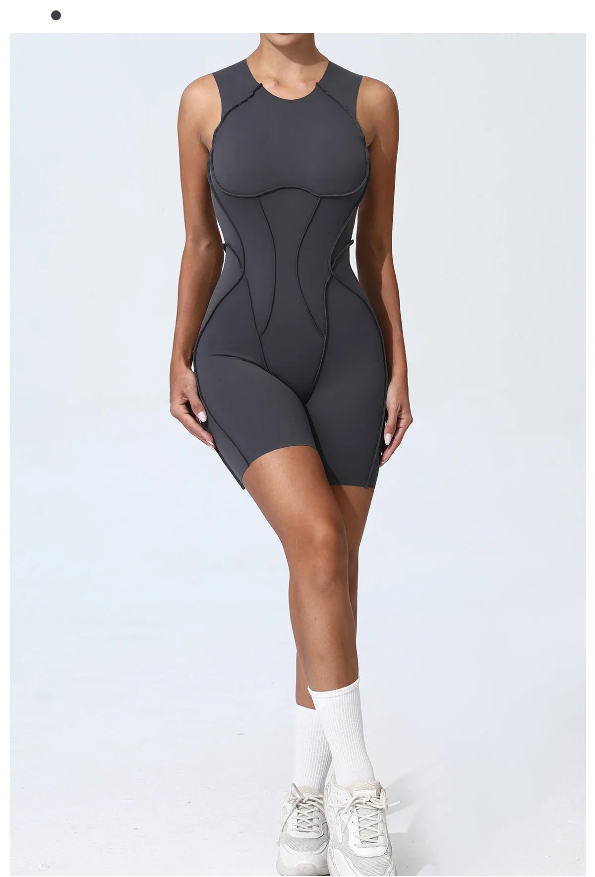 Women’s Padded Sport Jumpsuit – Fitness Bodysuit for Gym & Activewear