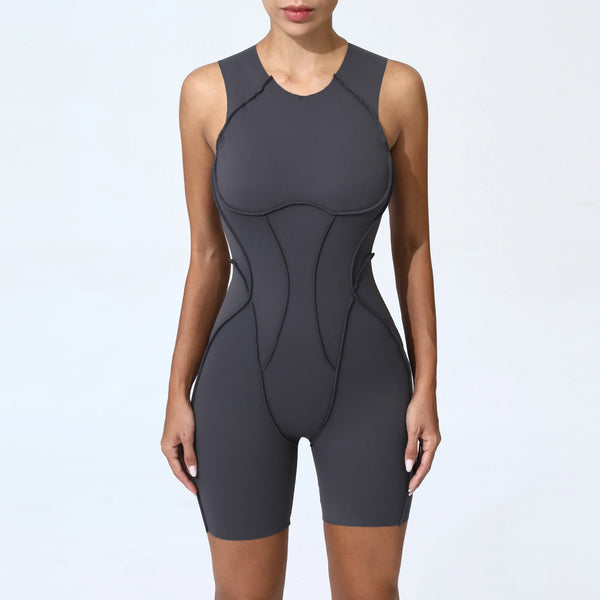 Women’s Padded Sport Jumpsuit – Fitness Bodysuit for Gym & Activewear