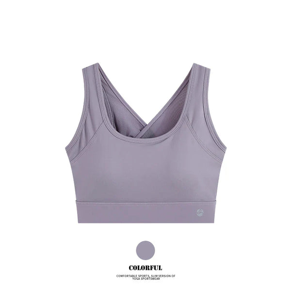 High Support Fitness Bra: Padded Gym & Running Top for Women