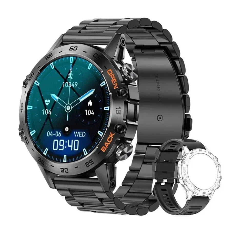 Bluetooth Call Smartwatch with Fitness Tracker and Waterproof Protection