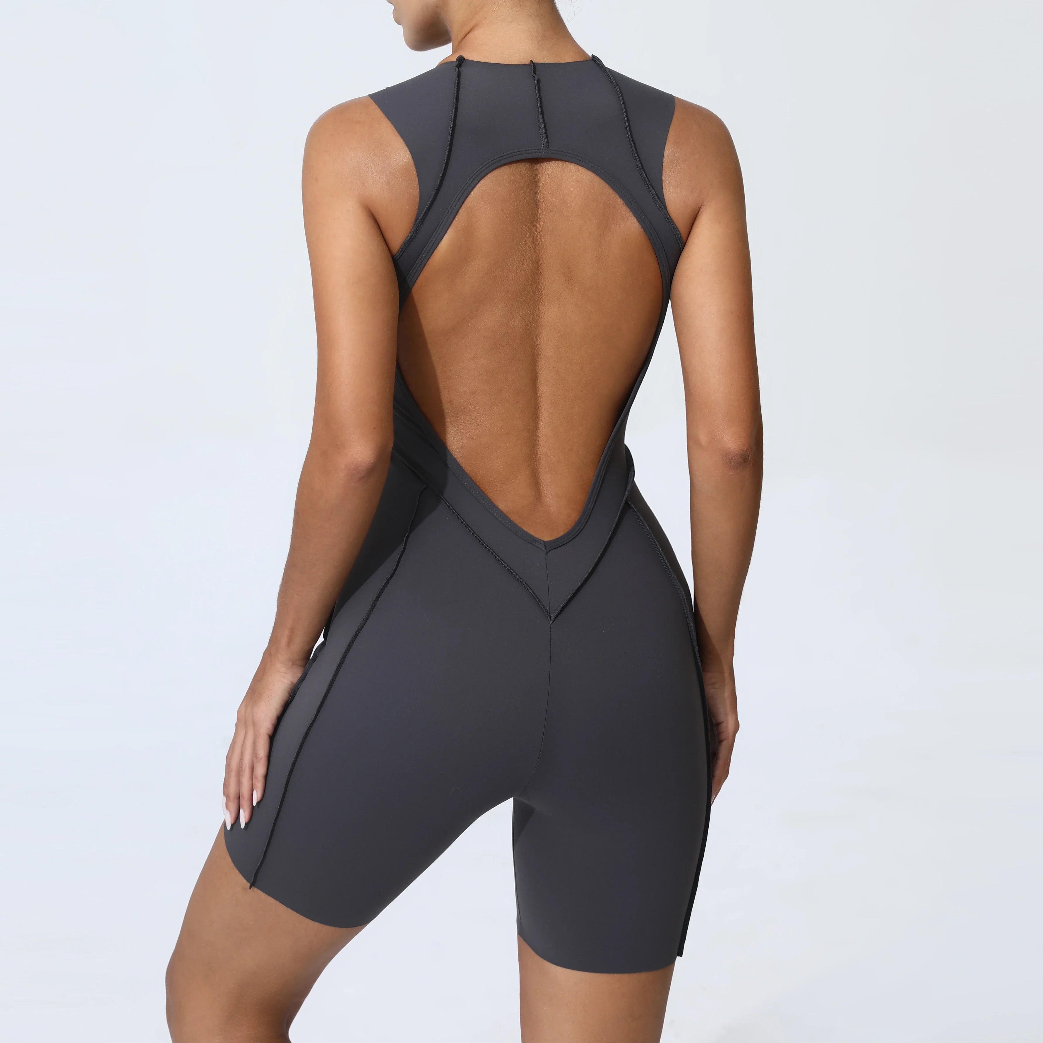 Women’s Padded Sport Jumpsuit – Fitness Bodysuit for Gym & Activewear