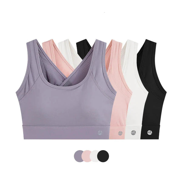 High Support Fitness Bra: Padded Gym & Running Top for Women