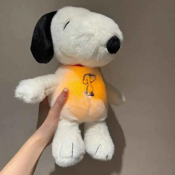 Calming Breathing Snoopy Plush Toy – Glowing Sleep & Relaxation Companion