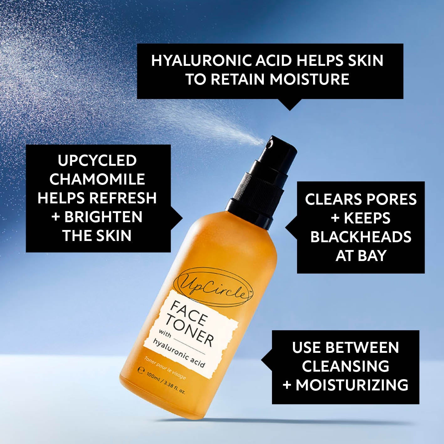 Face Toner with Hyaluronic Acid – Hydrating Daily Facial Toner