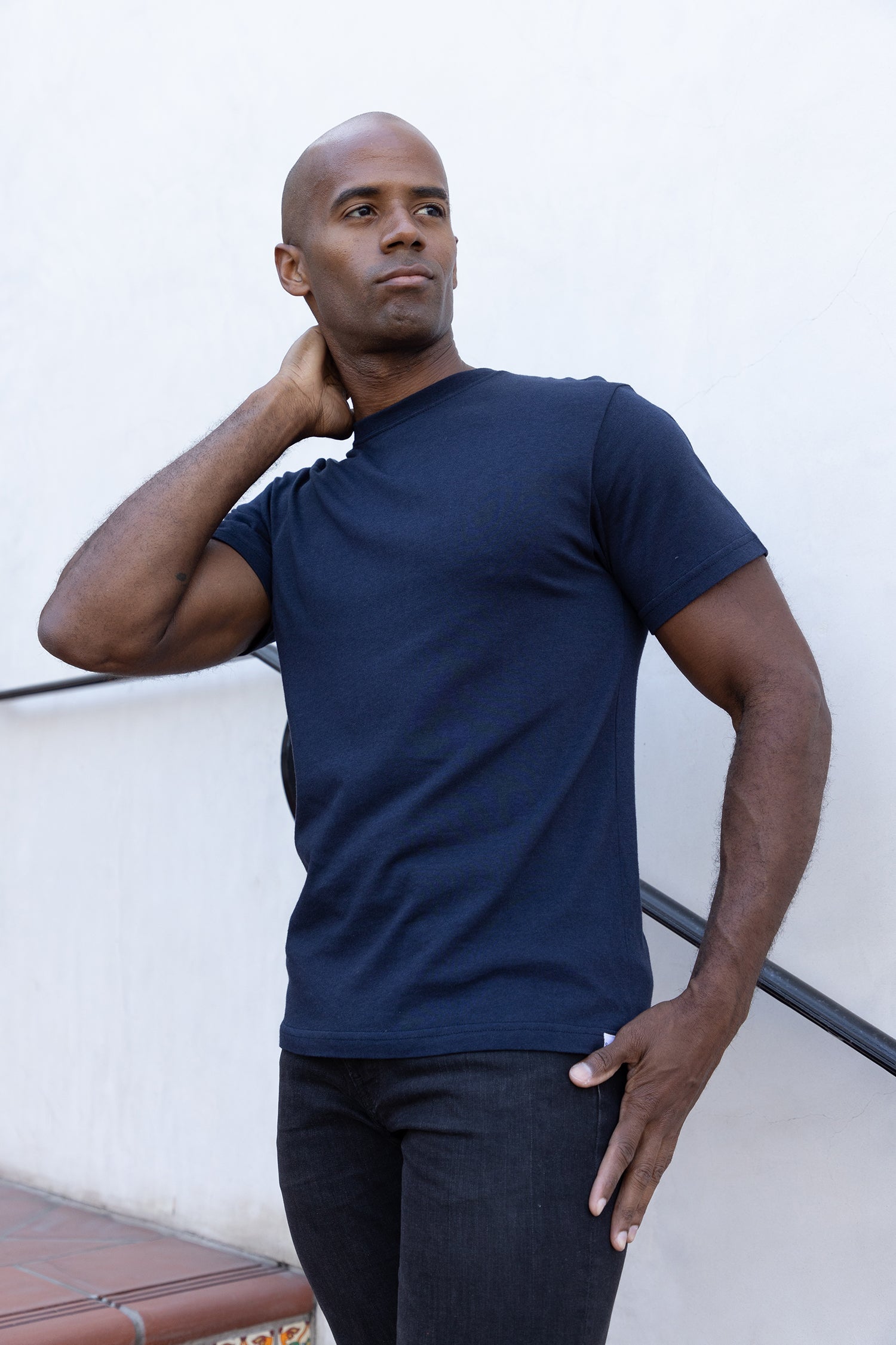 Men’s Bamboo Crew Neck T-Shirt – Ultra Soft Breathable Everyday Tee