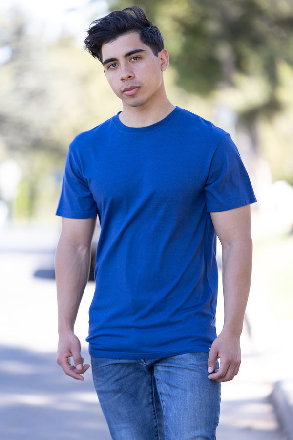 Men’s Bamboo Crew Neck T-Shirt – Ultra Soft Breathable Everyday Tee