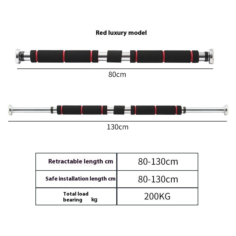 Indoor, Door Pull-Up Horizontal Bar Fitness Equipment for Home Workouts