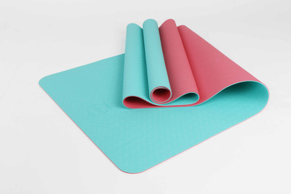 Maji Sports 2 Tone Premium TPE Yoga Mat – Non-Slip Fitness Exercise Mat