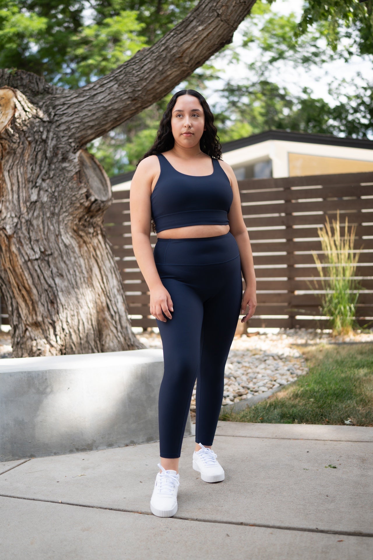Women's Ribbed Medium Support Sports Bra – Quick Dry Activewear Bra