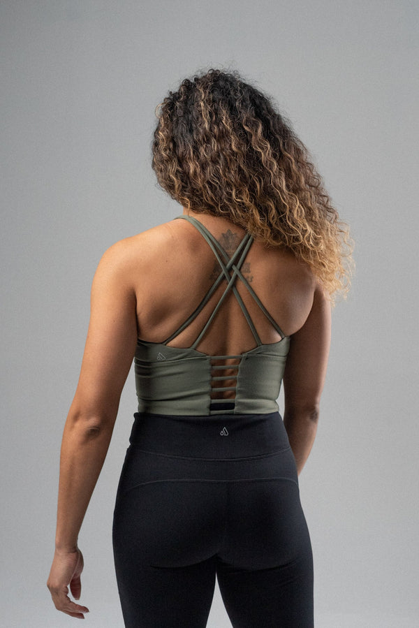 Rebellious Crop Bra – Women's Edgy Athletic & Activewear Top