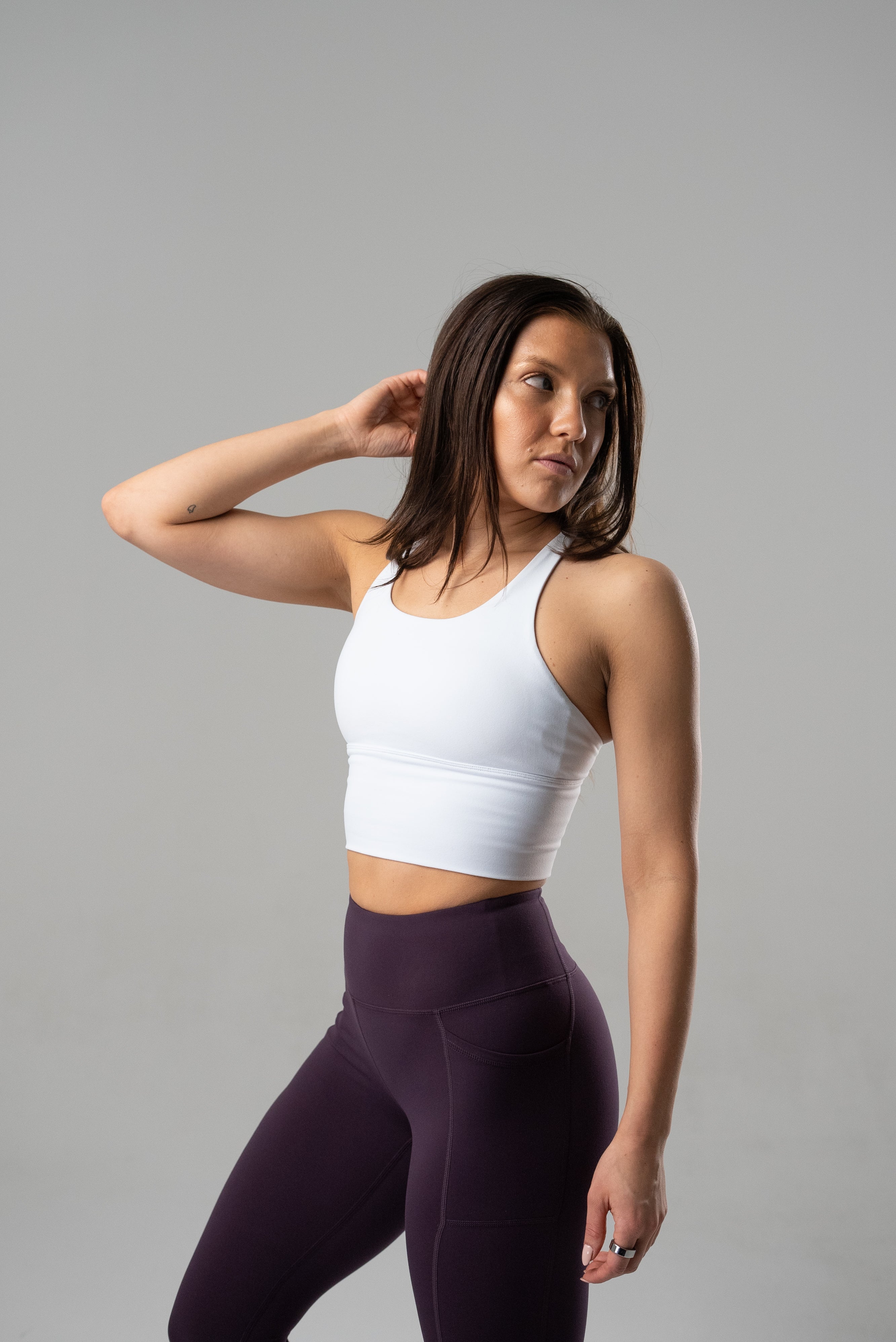 Rebellious Crop Bra – Women's Edgy Athletic & Activewear Top