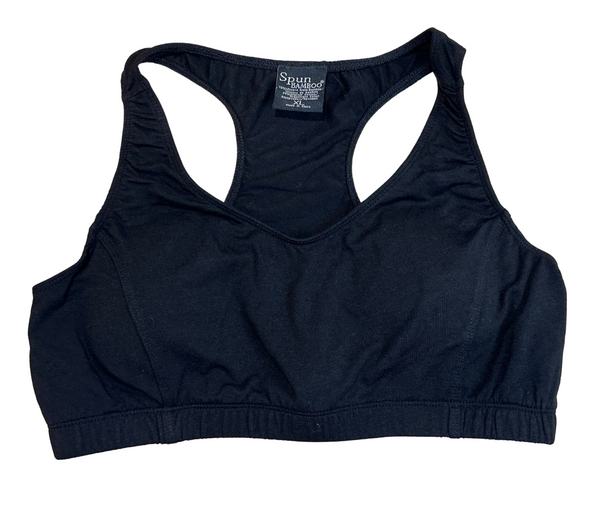 Women's Bamboo Sports Bra – Organic Cotton Yoga & Workout Bra