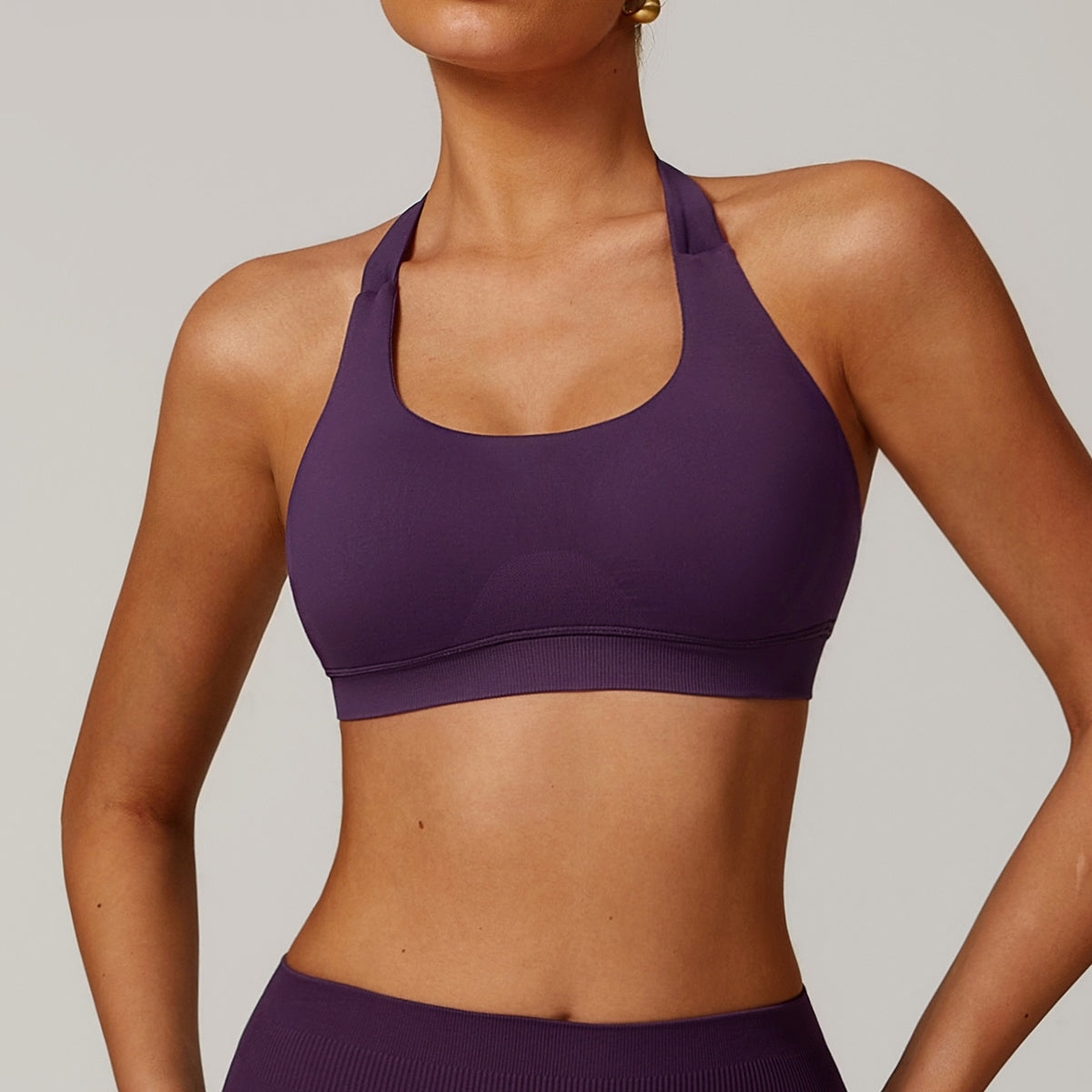 3-Pack Seamless Yoga Bras for Women – Breathable Wire-Free Sports Bra Set