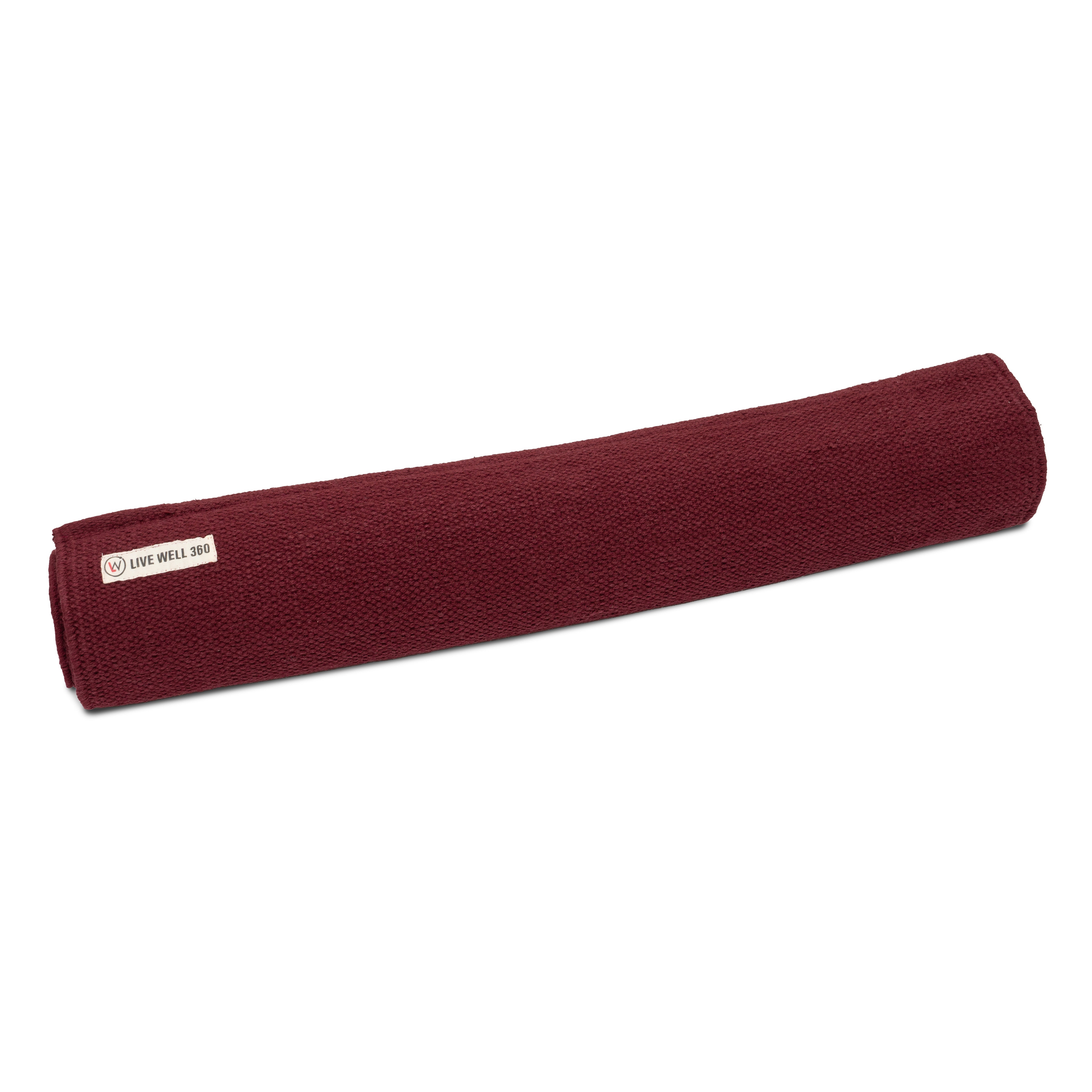 THE YOGI Organic Cotton Yoga Mat – Eco-Friendly Natural Exercise Mat