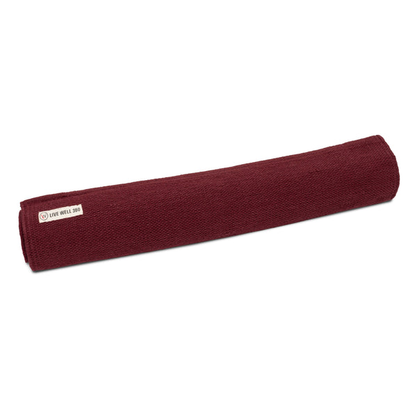 THE YOGI Organic Cotton Yoga Mat – Eco-Friendly Natural Exercise Mat
