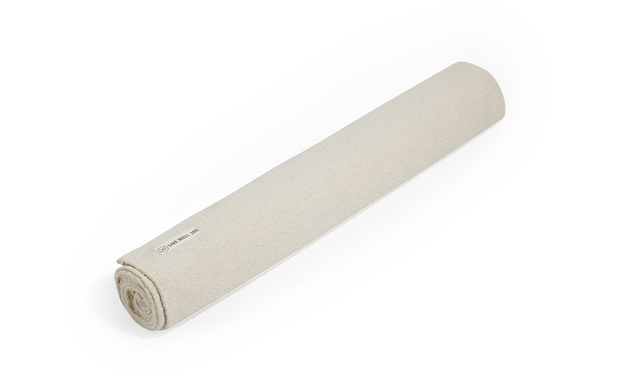 THE YOGI Organic Cotton Yoga Mat – Eco-Friendly Natural Exercise Mat