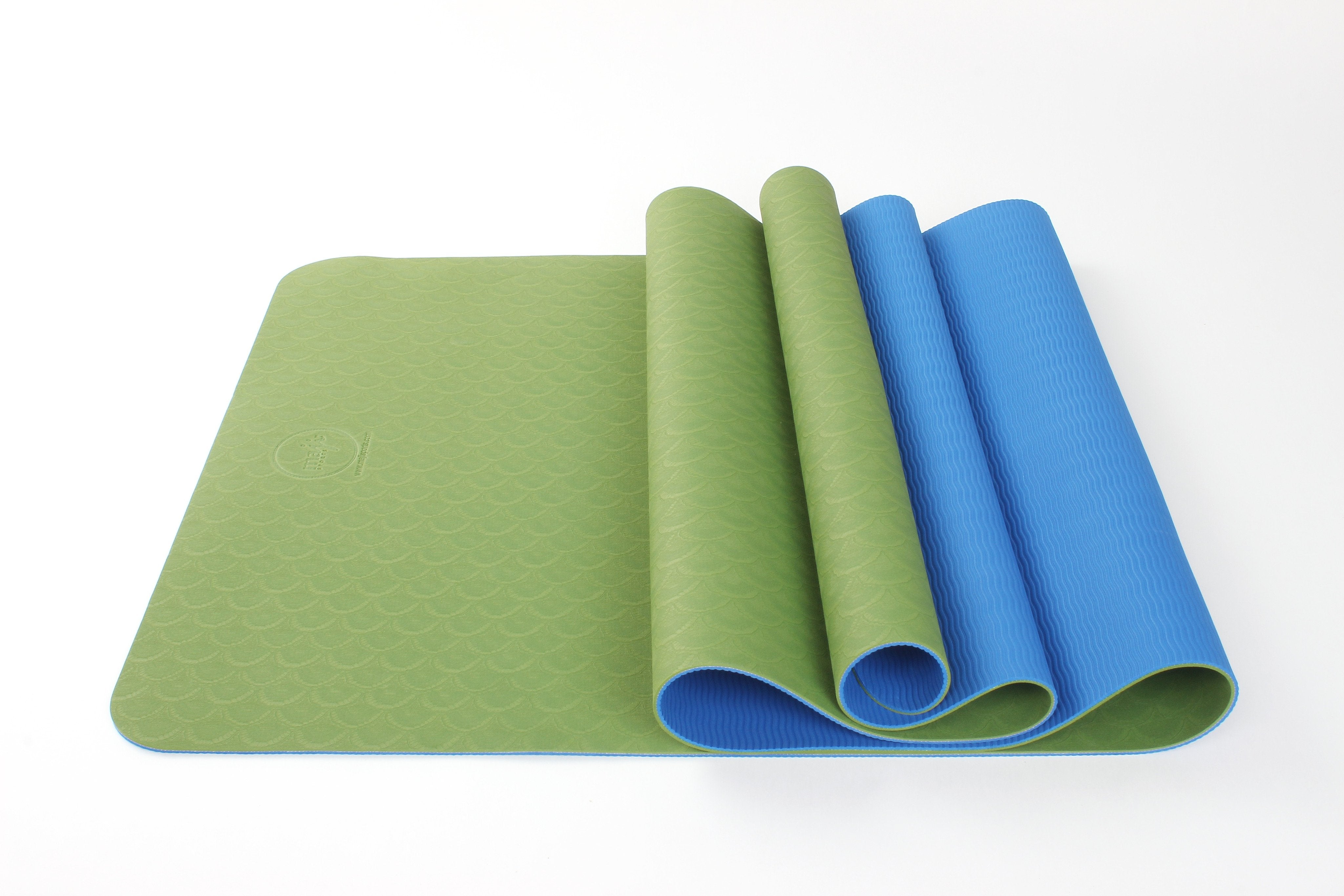 Maji Sports 2 Tone Premium TPE Yoga Mat – Non-Slip Fitness Exercise Mat