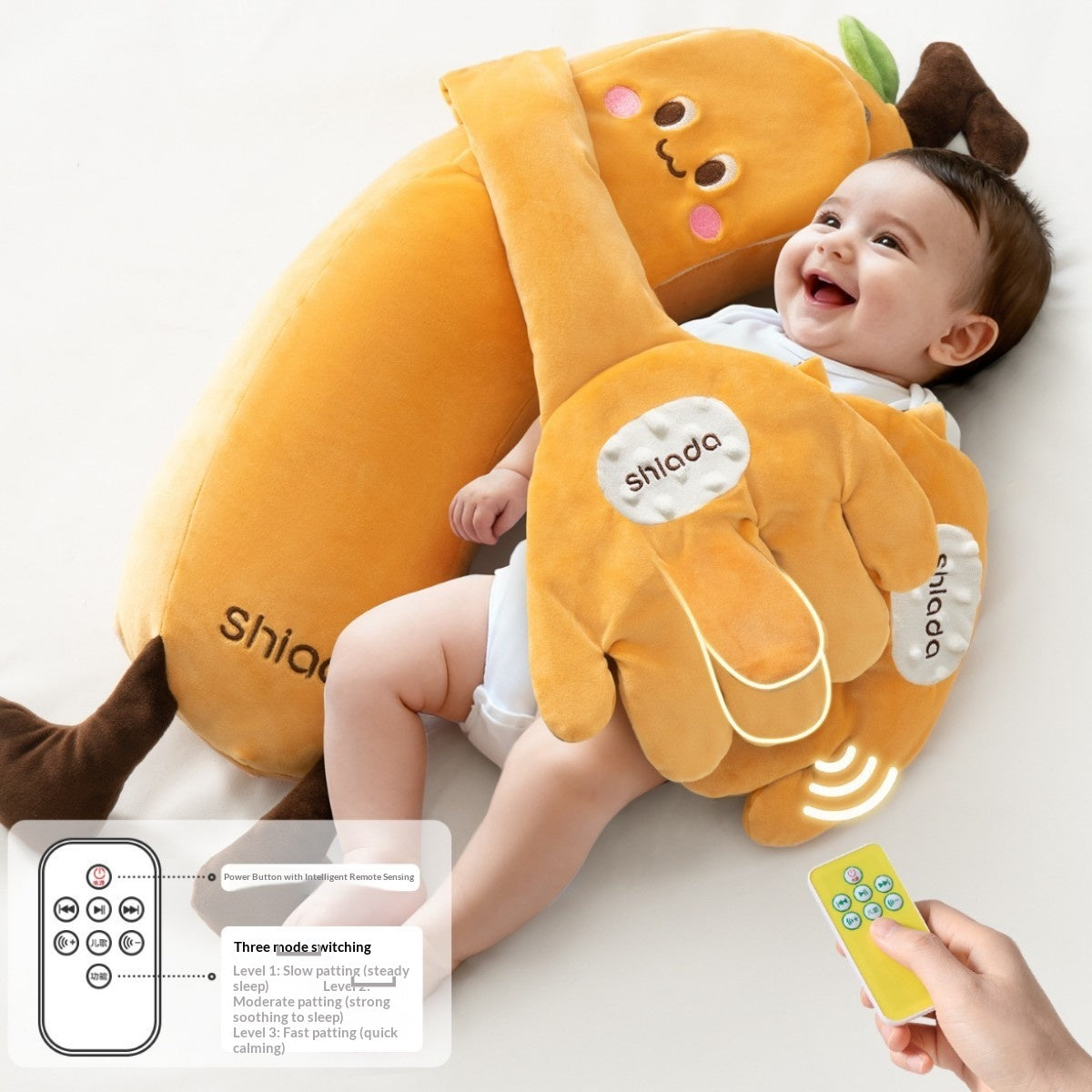 Interactive Baby Plush Toy – Musical Remote Control Soft Stuffed Toy for Infants