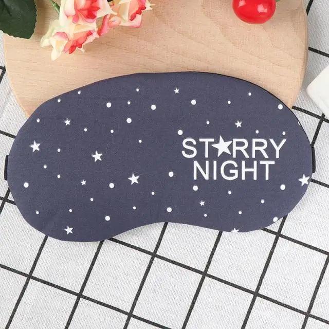 Cute Lightweight Eye Mask for Daily Sleep & Travel Comfort