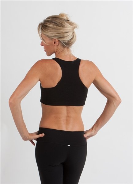Women's Bamboo Sports Bra – Organic Cotton Yoga & Workout Bra